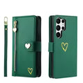 Zipper Cards Solt Wallet Leather Case For Samsung Galaxy S26 Ultra S25 S24 S22 Plus S21 FE A16 A26 A36 A56 A34 A54 Purse Cover