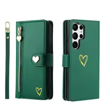Zipper Cards Solt Wallet Leather Case For Samsung Galaxy S26 Ultra S25 S24 S22 Plus S21 FE A16 A26 A36 A56 A34 A54 Purse Cover