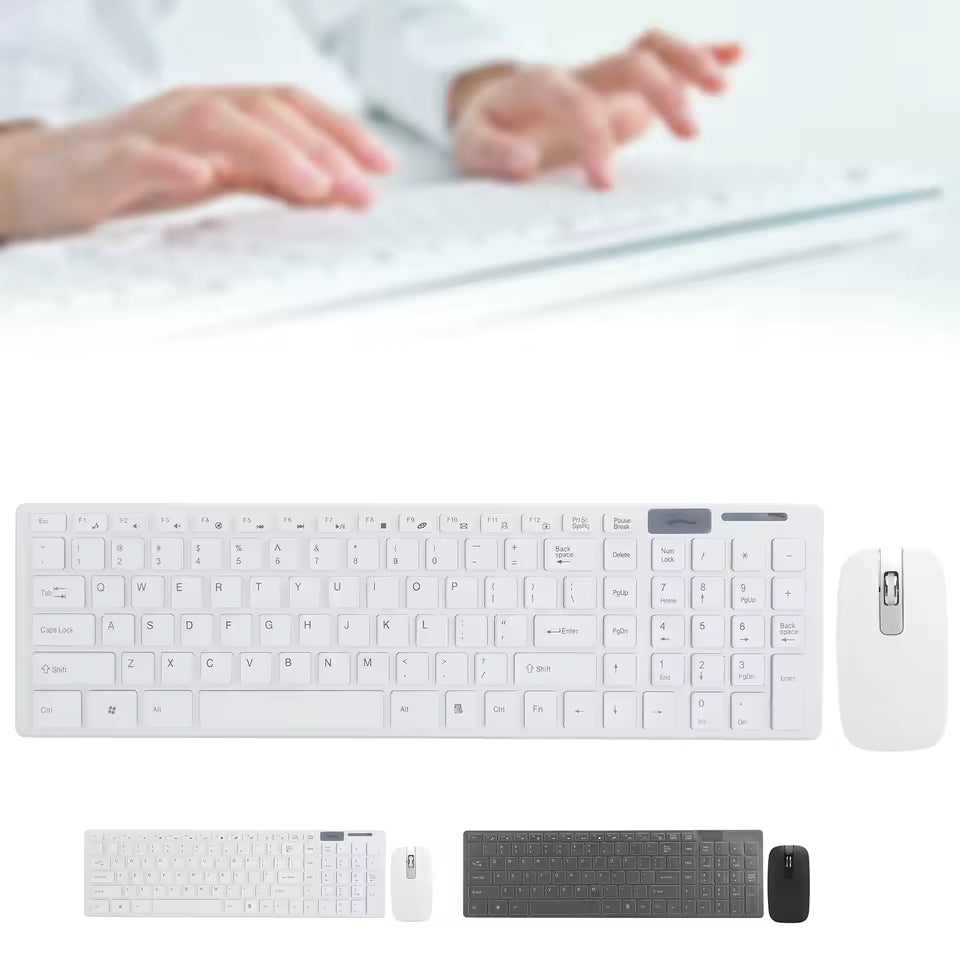 Keyboard and Mouse Wireless 10m Remote Connection Mouse and Keyboard Set for Notebooks for Tablet Computers for Smart Phones