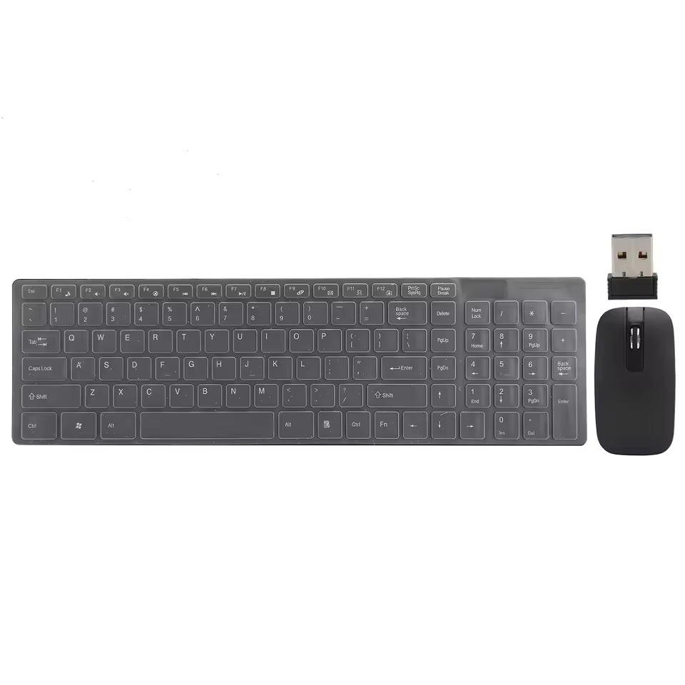 Keyboard and Mouse Wireless 10m Remote Connection Mouse and Keyboard Set for Notebooks for Tablet Computers for Smart Phones