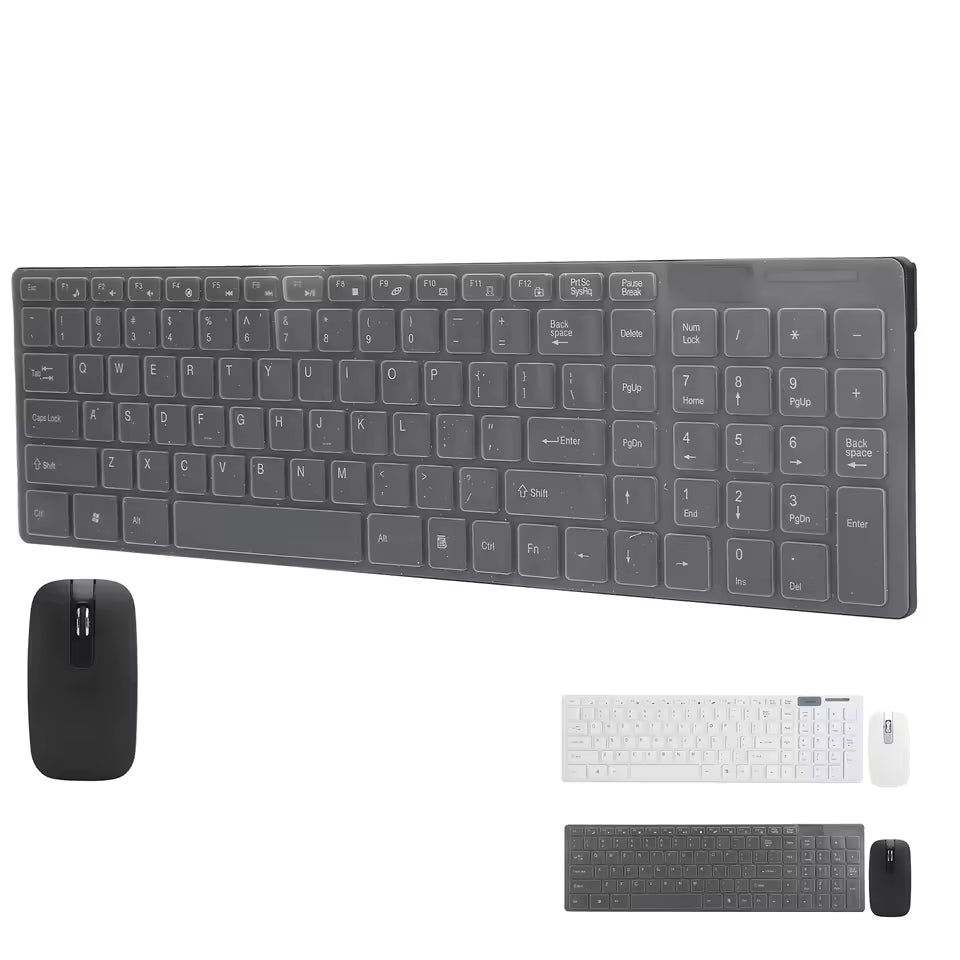 Keyboard and Mouse Wireless 10m Remote Connection Mouse and Keyboard Set for Notebooks for Tablet Computers for Smart Phones