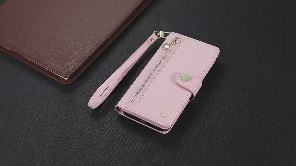 Zipper Cards Solt Wallet Leather Case For Samsung Galaxy S26 Ultra S25 S24 S22 Plus S21 FE A16 A26 A36 A56 A34 A54 Purse Cover