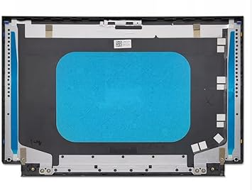 Black Top Case Rear Lid Back Cover &amp; Front Bezel Frame Trim &amp; Screen Hinges Hinge Pair Sets Compatible with Dell Gaming G15 5520 5521 5525 G15-5520 G15-5521 G15-5525 Laptop